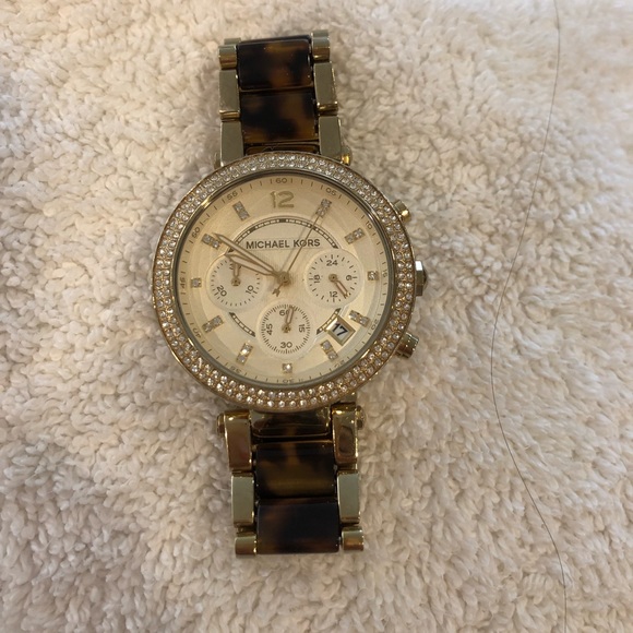 Michael Kors Tortoise Shell Watch main image 4